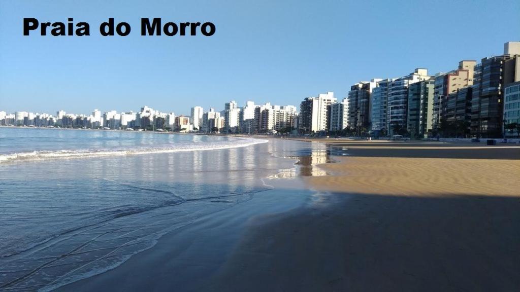 Apartamento Vista Mar - 2 quartos - Praia do Morro - prédio frente Mar - elevador - atravessou a avenida, já está na praia - com garagem - internet Guarapari Extérieur photo